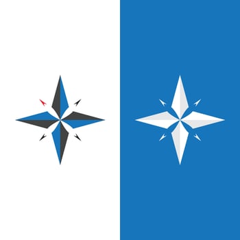 Compass Logo Template vector icon