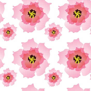 Seamless Pattern With Floral Motifs able to print for cloths, tablecloths, blanket, shirts, dresses, posters, papers. vector