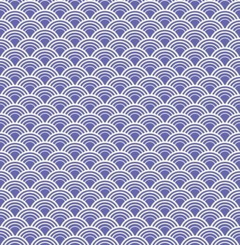 White And Purple Fish Scale Pattern Seamless Background vector