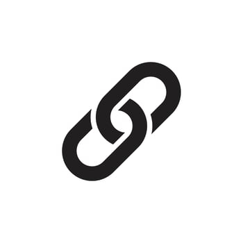 link icon template black color editable. vector