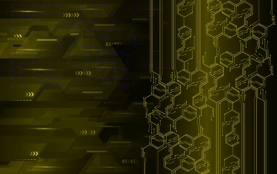 cyber circuit future technology concept background vector