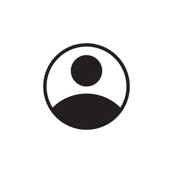 Account icon sign symbol logo design vector