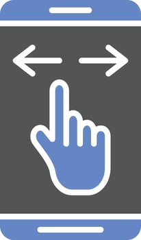 Slide Icon Style vector