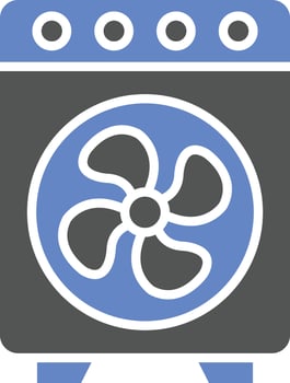 Electric Fan Icon Style vector