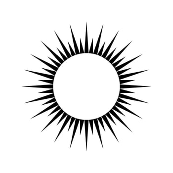 Sunburst. sunburst icon. Retro.Burst design. Sunlight. Vector illustration.