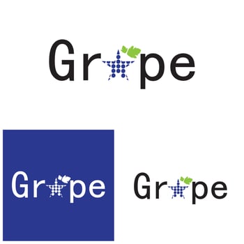 Grapes vector icon illustration design