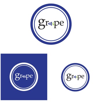 Grapes vector icon illustration design