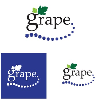 Grapes vector icon illustration design