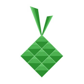 ketupat vector icon