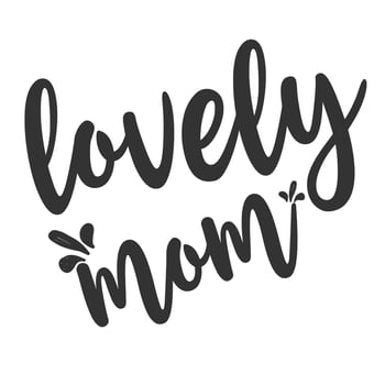 lovely mom mother vector