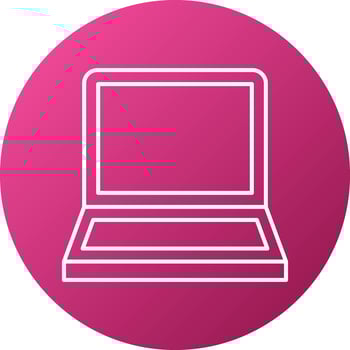 Laptop Icon Style vector