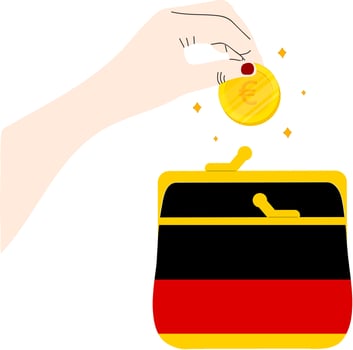 Flag Of German vector