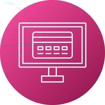 Online Payment Icon Style vector