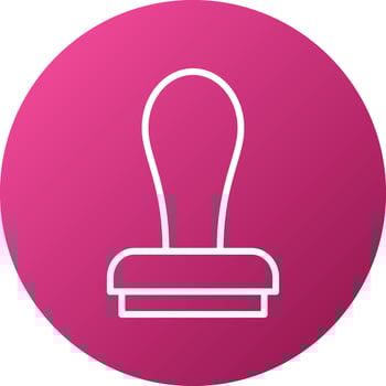 Stamp Icon Style vector