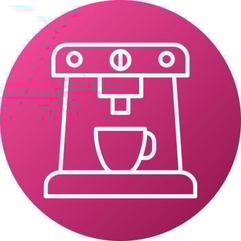 Coffee Machine Icon Style vector