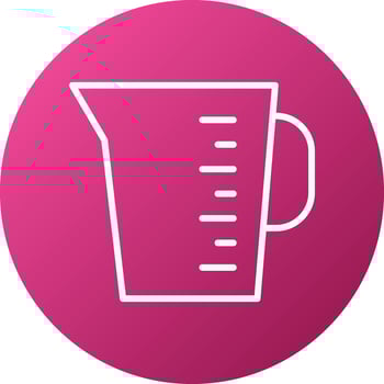 Measuring Cup Icon Style vector