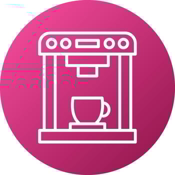 Coffee Machine Icon Style vector