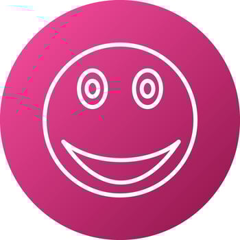 Happy Icon Style vector