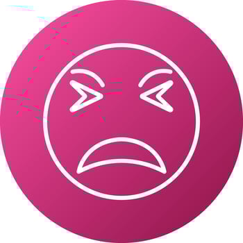 Yelling Icon Style vector