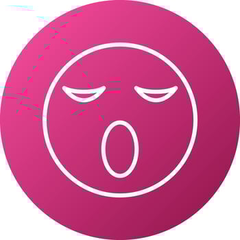 Sleepy Icon Style vector