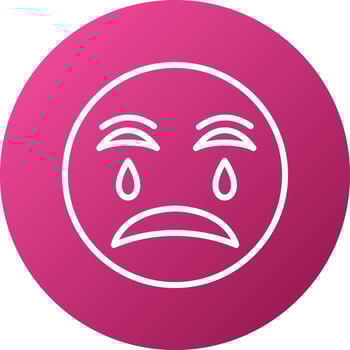 Crying Icon Style vector