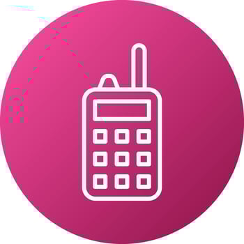 Walkie Talkie Icon Style vector