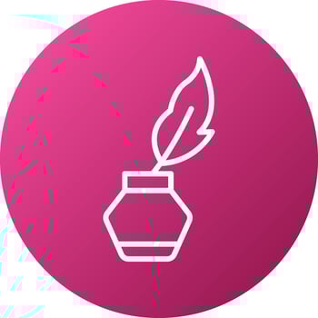 Inkwell Icon Style vector