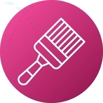 Paint Brush Icon Style vector