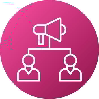 Public Relations Icon Style vector