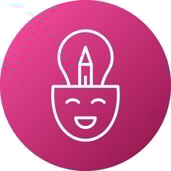 Design Thinking Icon Style vector