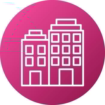 Apartment Icon Style vector