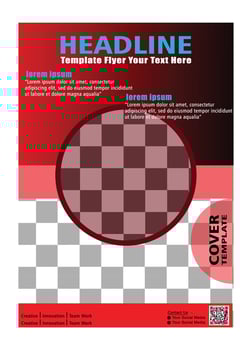 Poster flyer pamphlet brochure. cover design layout space for photo background. suitable for flyer design, brochure, book cover, print. Design template Vector