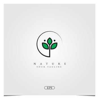 biotanical nature Logo design logo premium elegant template vector eps 10