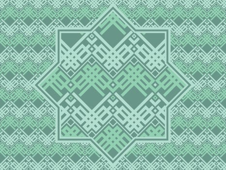 Seamless pattern with ethnic  ornamental vector