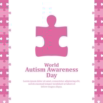 World Autism Awareness Day illustration vector