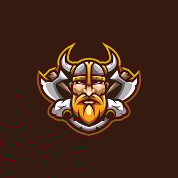 Viking Mascot Logo vector
