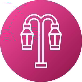 Street Lights Icon Style vector