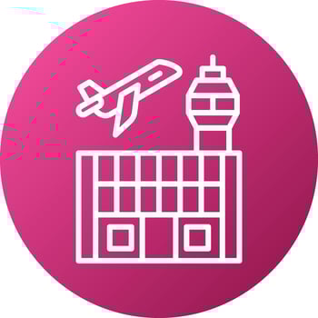 Airport Icon Style vector