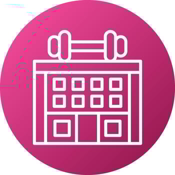 Gym Icon Style vector
