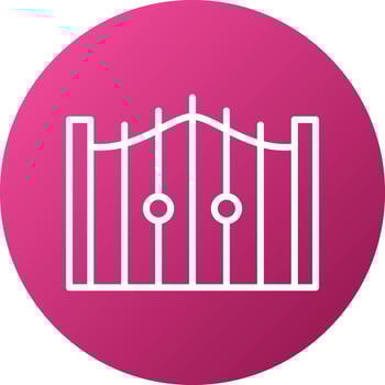 Gate Icon Style vector