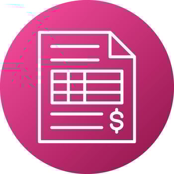 Invoice Icon Style vector