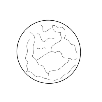 Cookie Sweet Bakery Bread Food Cafe Hand drawn Doodle vector