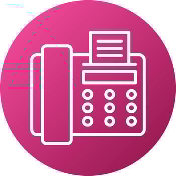 Fax Icon Style vector