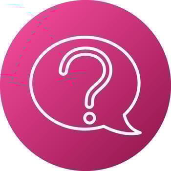 Question Icon Style vector