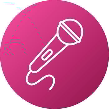 Karaoke Icon Style vector
