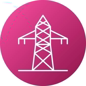 Electric Tower Icon Style vector