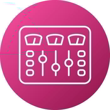 Control Panel Icon Style vector