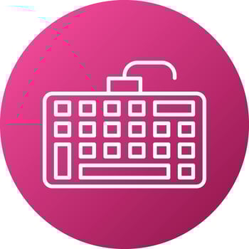 Keyboard Icon Style vector