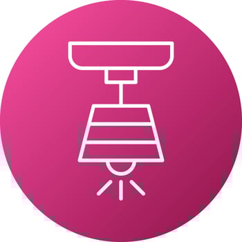 Electric Lamp Icon Style vector