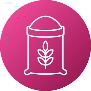 Flour Icon Style vector